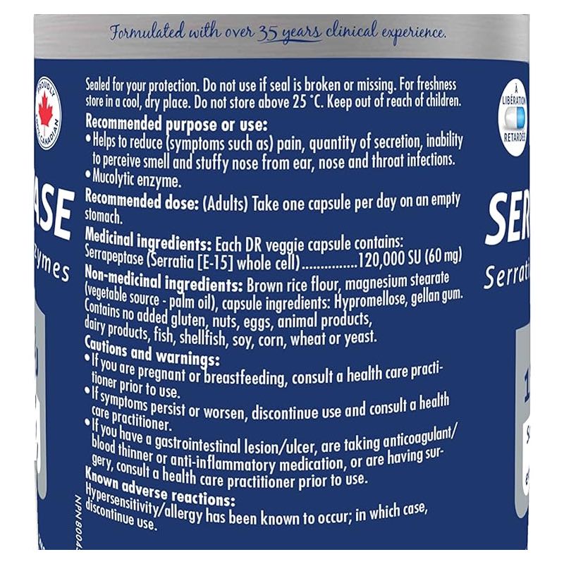 3-4 Serrapeptase
